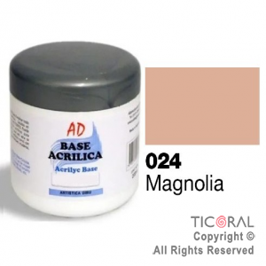 BASE ACRILICA AD 024 MAGNOLIA 200ML X 3 UNIDADES